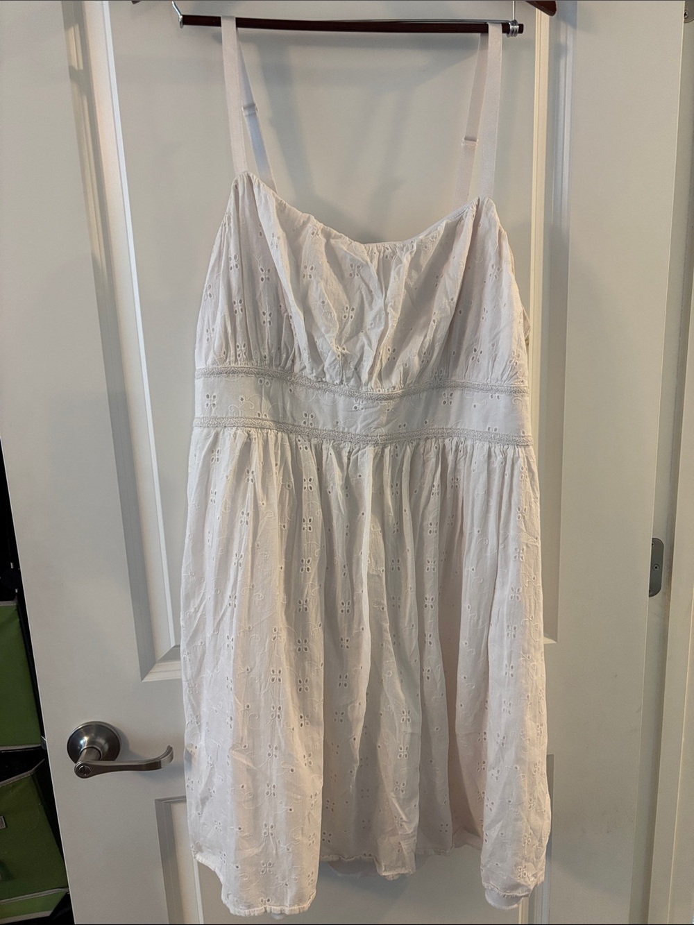 Maurices White Eyelet Mini Dress